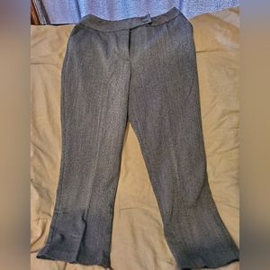 Investments Petite, tight tweed trousers